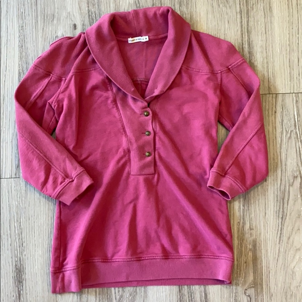 Citizens of humanity shawl collar sweatshirt Med
